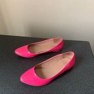 Aldo Neon Pink Flats